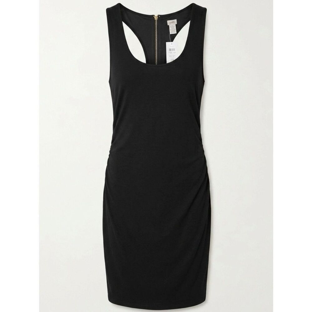 Cache Black Sleeveless Racerback Dress